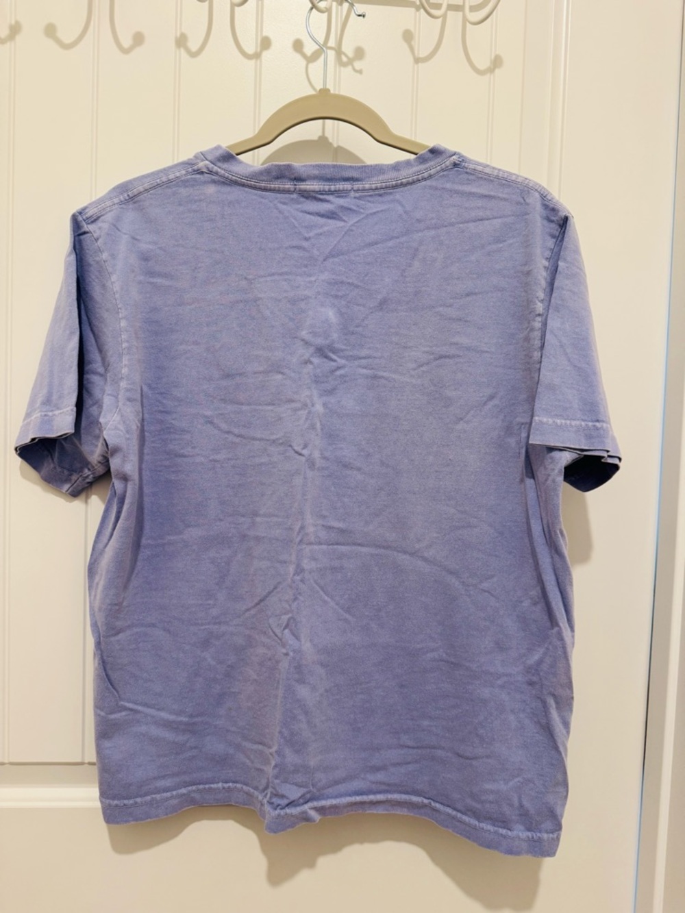 Fresh Produce Lavender V-Neck Tee with Colorful Flip-Flop Motif
